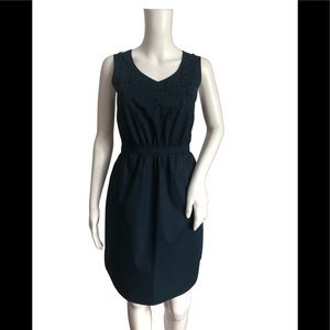 Reiss Navy Eyelet Dress